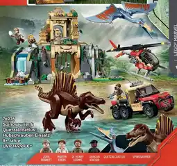 Lego 76976 Spinosaurier & Quetzalcoatlus: Hubschrauber-Einsatz 8+ Jahre Angebot