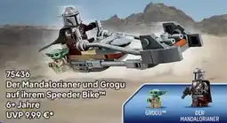 Lego 75436 Der Mandalorianer und Grogu auf ihrem Speeder Bike 6+ Jahre Angebot