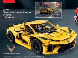 Lego 42205 Chevrolet Corvette Stingray 9+ Jahre Angebot