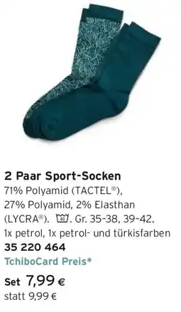 Tchibo Eduscho 2 Paar Sport-Socken Angebot