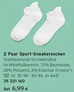 Tchibo Eduscho 2 Paar Sport-Sneakersocken Angebot
