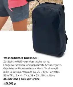 Tchibo Eduscho Wasserdichter Rucksack Angebot