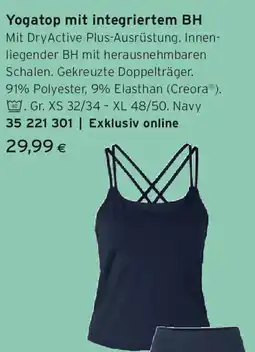 Tchibo Eduscho Yogatop mit integriertem bh Angebot
