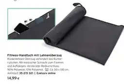 Tchibo Eduscho Fitness-Handtuch mit Lehnenüberzug Angebot