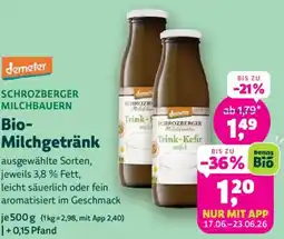 Denn's Biomarkt Schrozberger milchbauern Bio- Milchgetränk Angebot