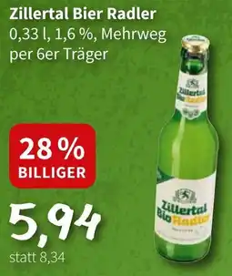 Eurogast Grissemann Zillertal Bier Radler Angebot