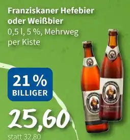 Eurogast Grissemann Franziskaner Hefebier oder Weißbier Angebot