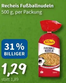 Eurogast Grissemann Recheis Fußballnudeln Angebot