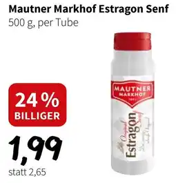 Eurogast Grissemann Mautner Markhof Estragon Senf Angebot