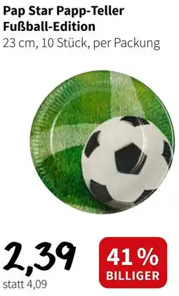 Eurogast Grissemann Pap Star Papp-Teller Fußball-Edition Angebot