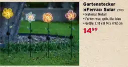 Salzburger Lagerhaus Gartenstecker Ferra Solar Angebot