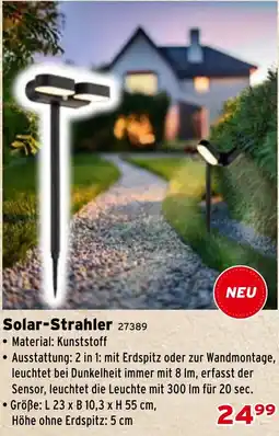 Salzburger Lagerhaus Solar-Strahler Angebot