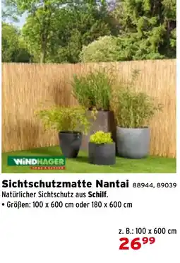 Salzburger Lagerhaus Sichtschutzmatte Nantai Angebot