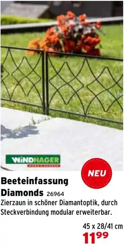 Salzburger Lagerhaus Beeteinfassung Diamonds Angebot