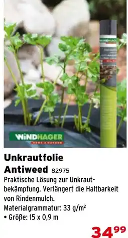 Salzburger Lagerhaus Unkrautfolie Antiweed Angebot