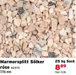 Salzburger Lagerhaus Marmorsplitt Sölker Angebot