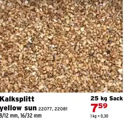Salzburger Lagerhaus Kalksplitt yellow sun Angebot