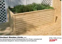 Salzburger Lagerhaus Hochbeet Rhombus Lärche Angebot