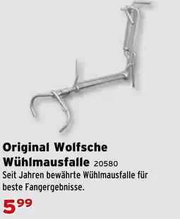 Salzburger Lagerhaus Original Wolfsche Wühlmausfalle Angebot