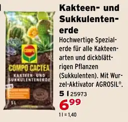 Salzburger Lagerhaus Kakteen- und Sukkulenten- erde Angebot