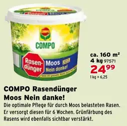 Salzburger Lagerhaus COMPO Rasen-Moos dünger Nein danke! Angebot