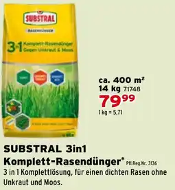 Salzburger Lagerhaus SUBSTRAL 3in1 Komplett-Rasendünger Angebot