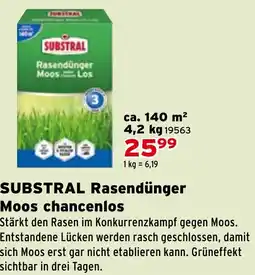 Salzburger Lagerhaus SUBSTRAL Rasendünger Moos chancenlos Angebot