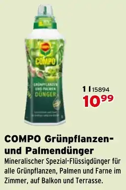 Salzburger Lagerhaus COMPO Grünpflanzen- und Palmendünger Angebot