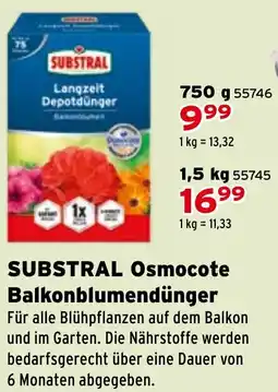 Salzburger Lagerhaus SUBSTRAL Osmocote Balkonblumendünger Angebot
