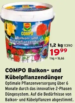 Salzburger Lagerhaus Compo balkon- und kübelpflanzendünger Angebot