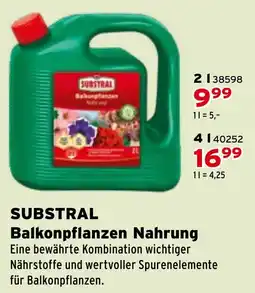 Salzburger Lagerhaus SUBSTRAL Balkonpflanzen Nahrung Angebot