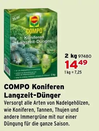 Salzburger Lagerhaus Compo koniferen langzeit-dünger Angebot