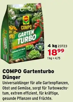 Salzburger Lagerhaus Compo gartenturbo dünger Angebot