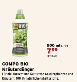 Salzburger Lagerhaus COMPO BIO Kräuterdünger Angebot