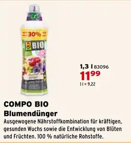 Salzburger Lagerhaus COMPO BIO Blumendünger Angebot