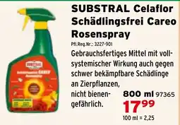 Salzburger Lagerhaus SUBSTRAL Celaflor Schädlingsfrei Careo Rosenspray Angebot