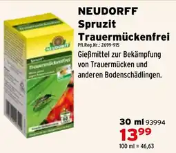 Salzburger Lagerhaus Neudorff spruzit trauermückenfrei Angebot