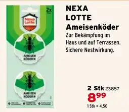Salzburger Lagerhaus NEXA LOTTE Ameisenköder Angebot