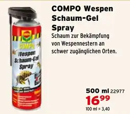 Salzburger Lagerhaus COMPO Wespen Schaum-Gel Spray Angebot