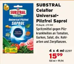 Salzburger Lagerhaus SUBSTRAL Celaflor Universal- Pilzfrei Saprol Angebot