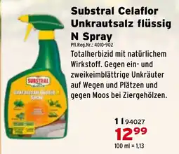 Salzburger Lagerhaus Substral celaflor unkrautsalz flüssig n spray Angebot