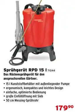 Salzburger Lagerhaus Sprühgerät RPD Angebot
