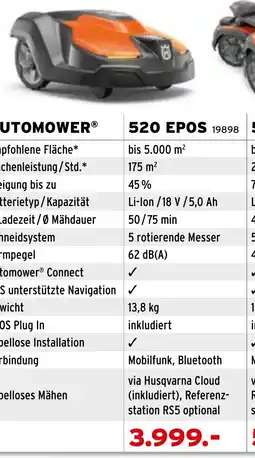 Salzburger Lagerhaus AUTOMOWER® 520 EPOS Angebot