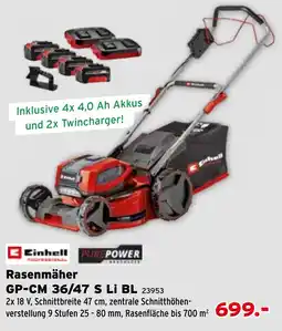 Salzburger Lagerhaus Rasenmäher GP-CM 36/47 S Li BL 23953 Angebot