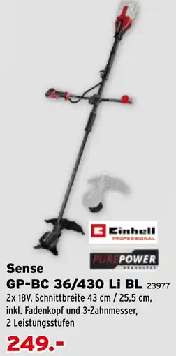 Salzburger Lagerhaus Sense GP-BC 36/430 Li BL Angebot