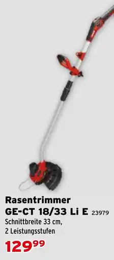 Salzburger Lagerhaus Rasentrimmer GE-CT 18/33 Li Rasentrimmer Angebot