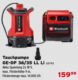 Salzburger Lagerhaus Tauchpumpe GE-DP 36/35 LL Li Angebot