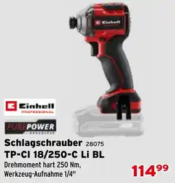 Salzburger Lagerhaus Schlagschrauber TP-CI 18/250-C Li BL Angebot
