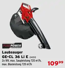 Salzburger Lagerhaus Laubsauger GE-CL 36 Li E Angebot