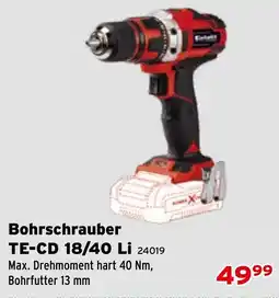Salzburger Lagerhaus Bohrschrauber TE-CD 18/40 Li Angebot